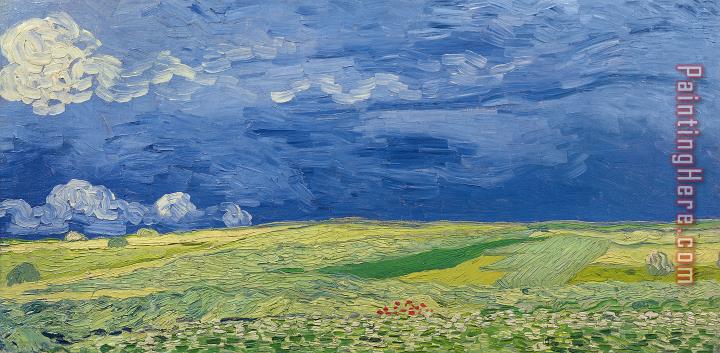 Vincent van Gogh Wheatfields under Thunderclouds